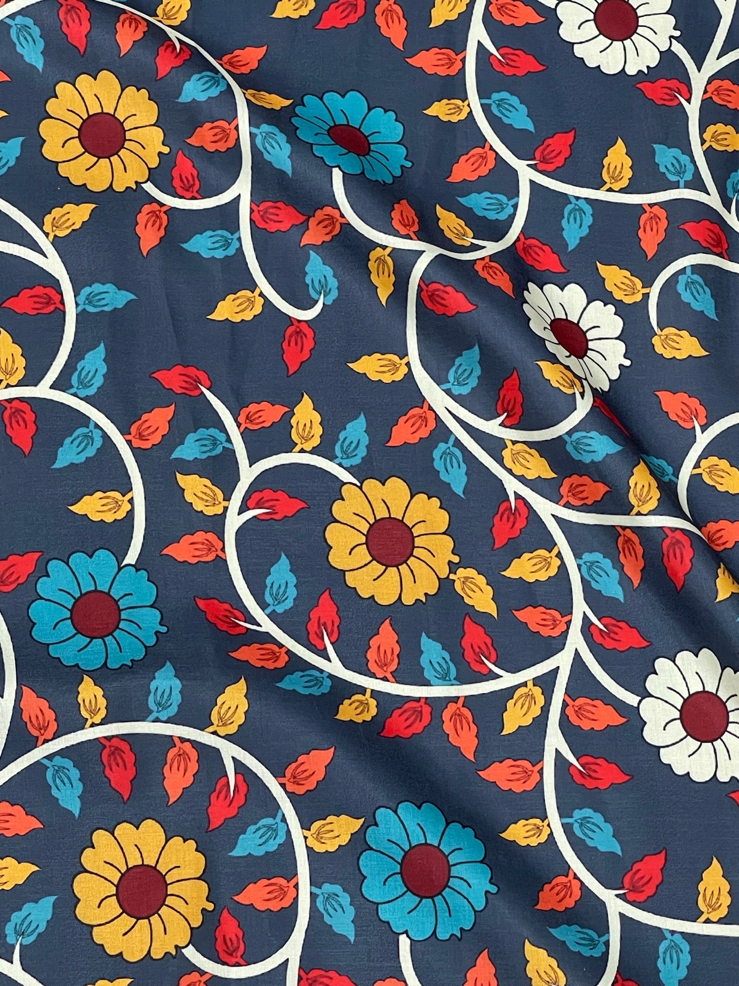Kalamkari Print On Muslin
