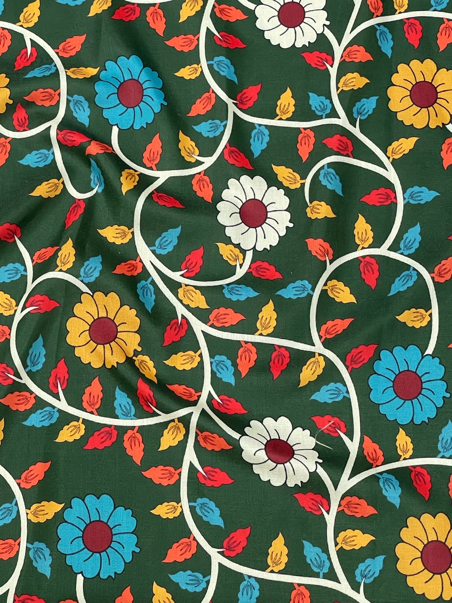 Kalamkari Print On Muslin
