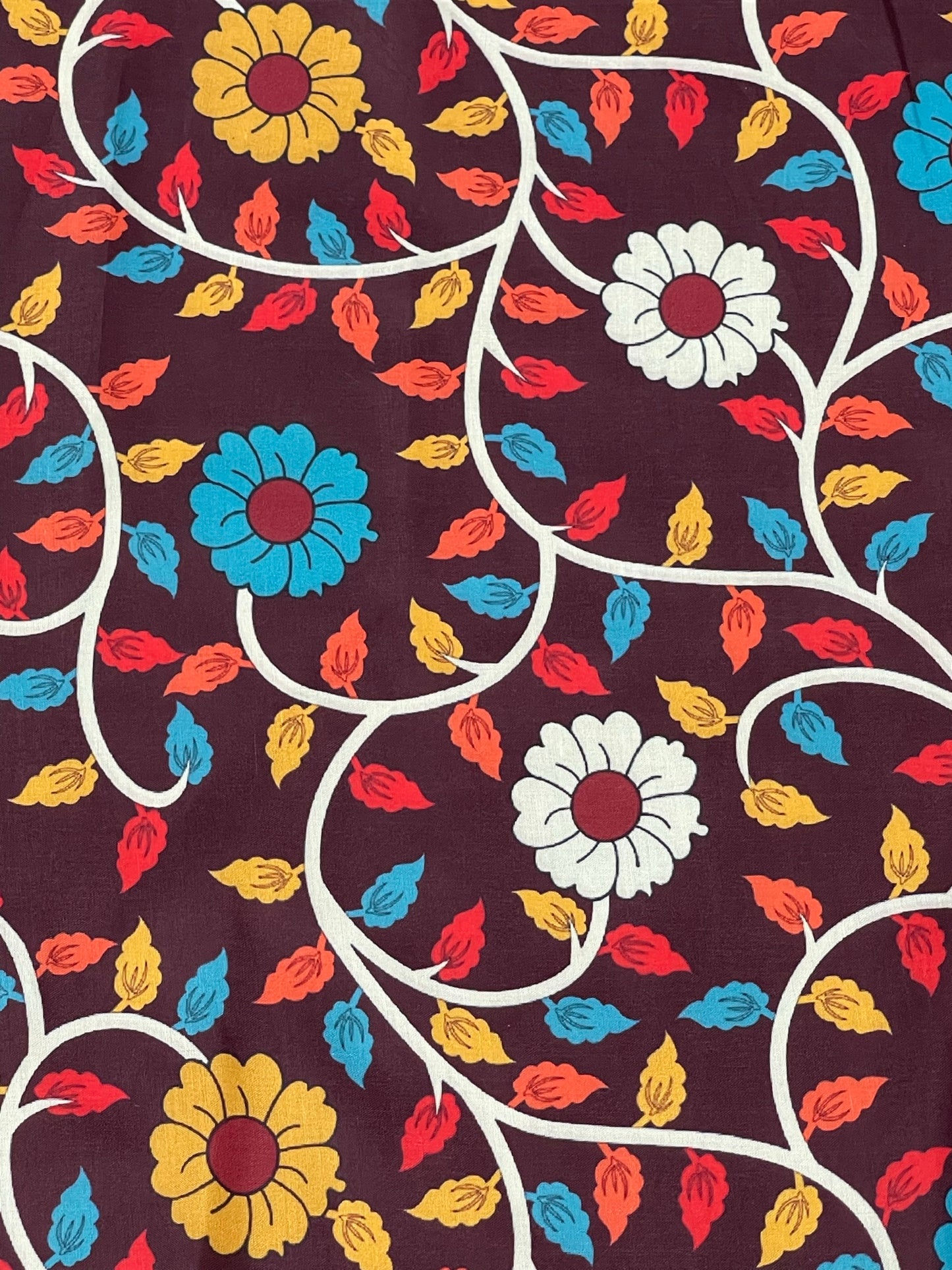 Kalamkari Print On Muslin