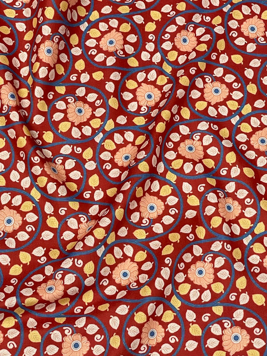 Kalamkari Print On Muslin