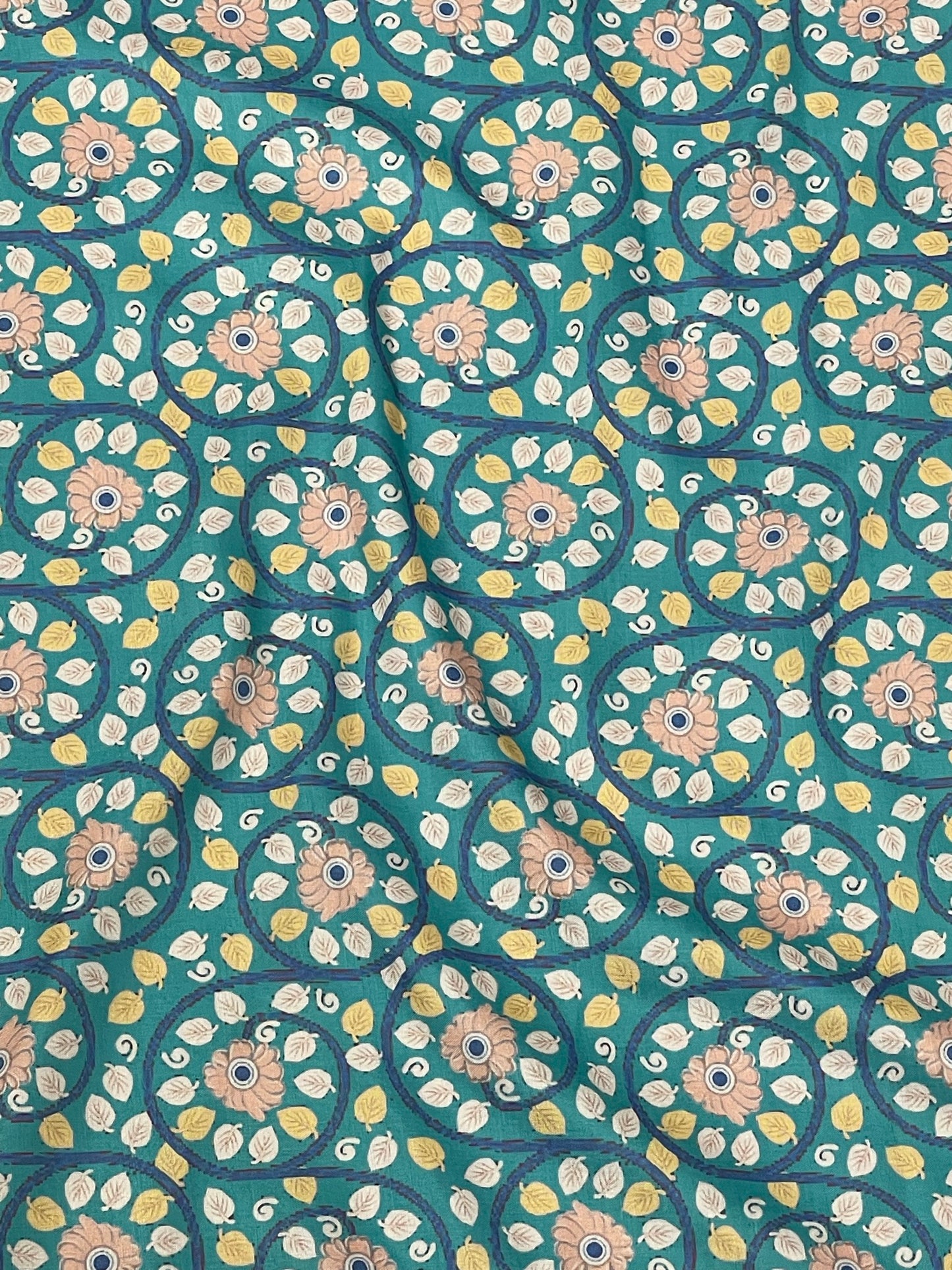Kalamkari Print On Muslin
