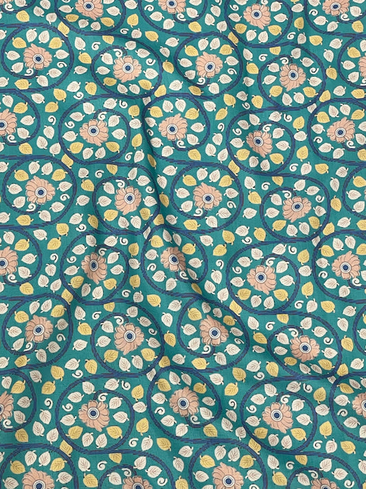Kalamkari Print On Muslin