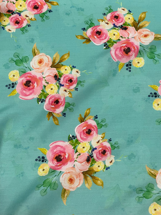 Modal Satin Floral Prints