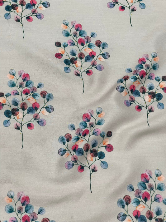 Modal Satin Floral Prints