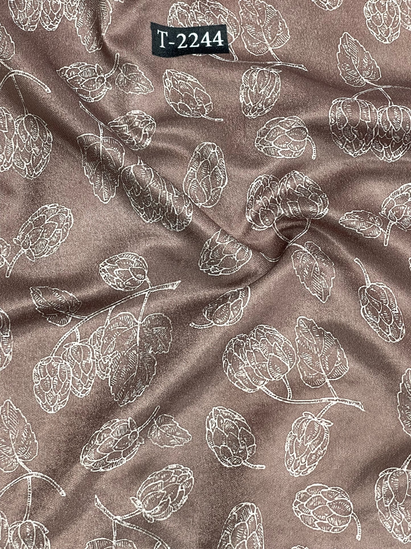 VELVET FLORAL PRINT