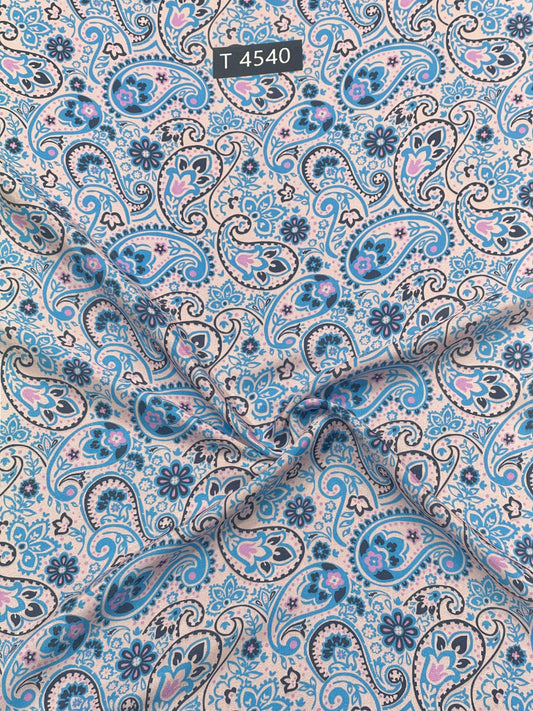 Beautiful Paisley Print Crepe