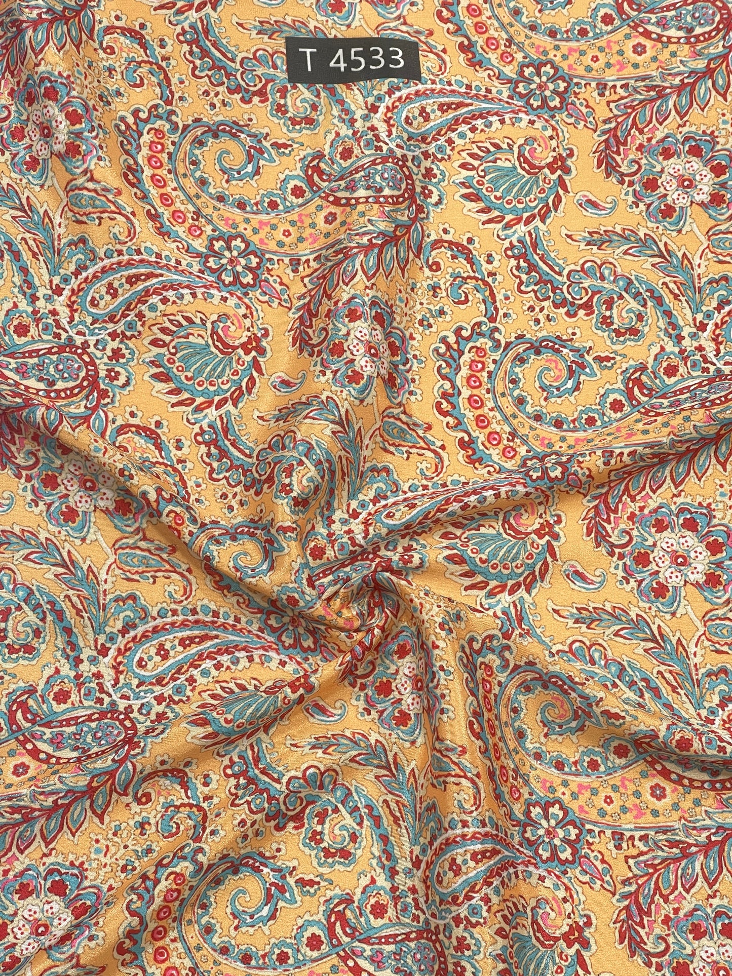 Beautiful Paisley Print Crepe