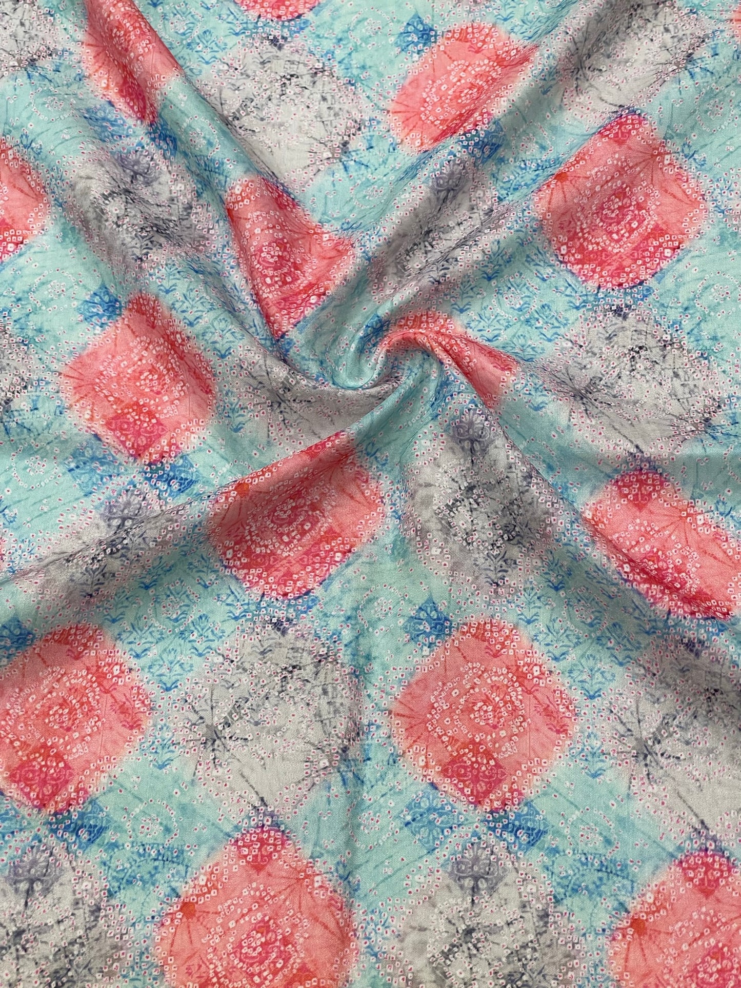 BANDHANI PRINT ON MUSLIN