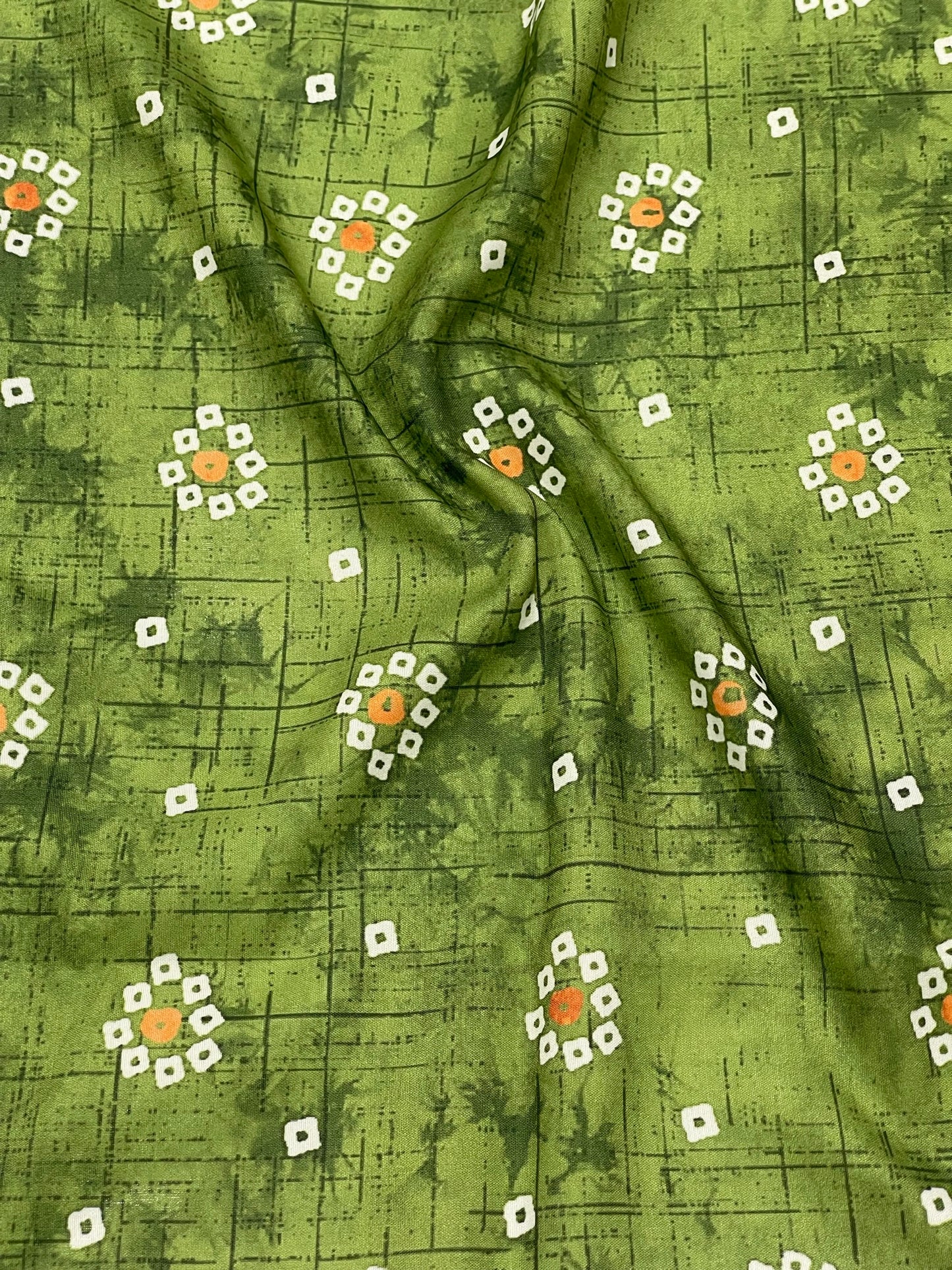 BANDHANI PRINT ON MUSLIN
