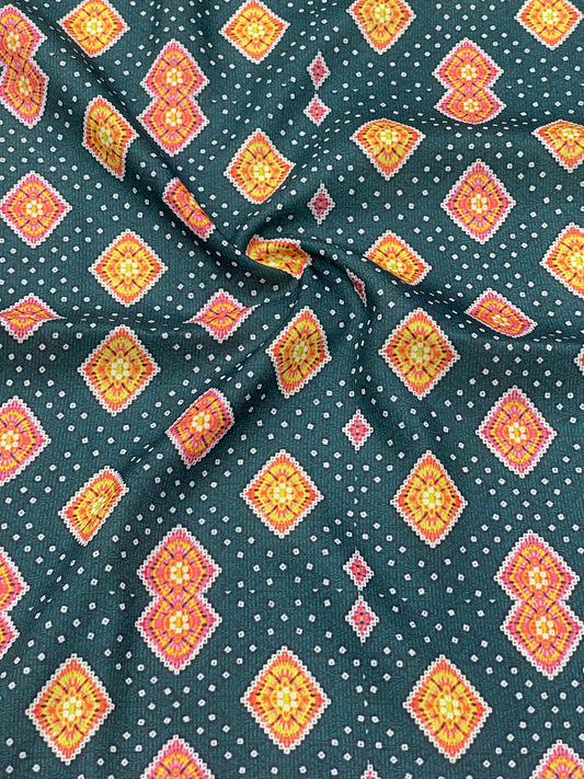 BANDHANI PRINT ON MUSLIN