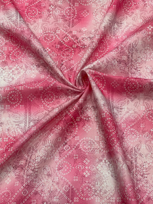 BANDHANI PRINT ON MUSLIN