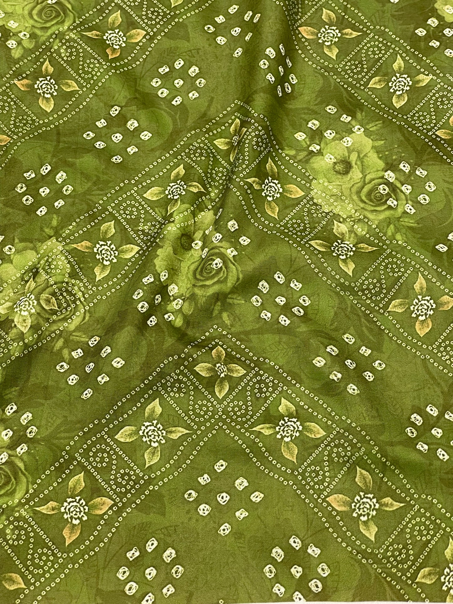 BANDHANI PRINT ON MUSLIN