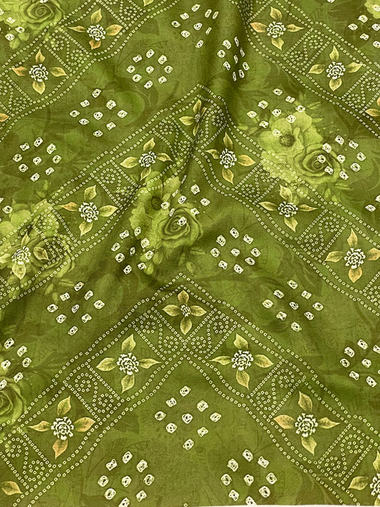 BANDHANI PRINT ON MUSLIN
