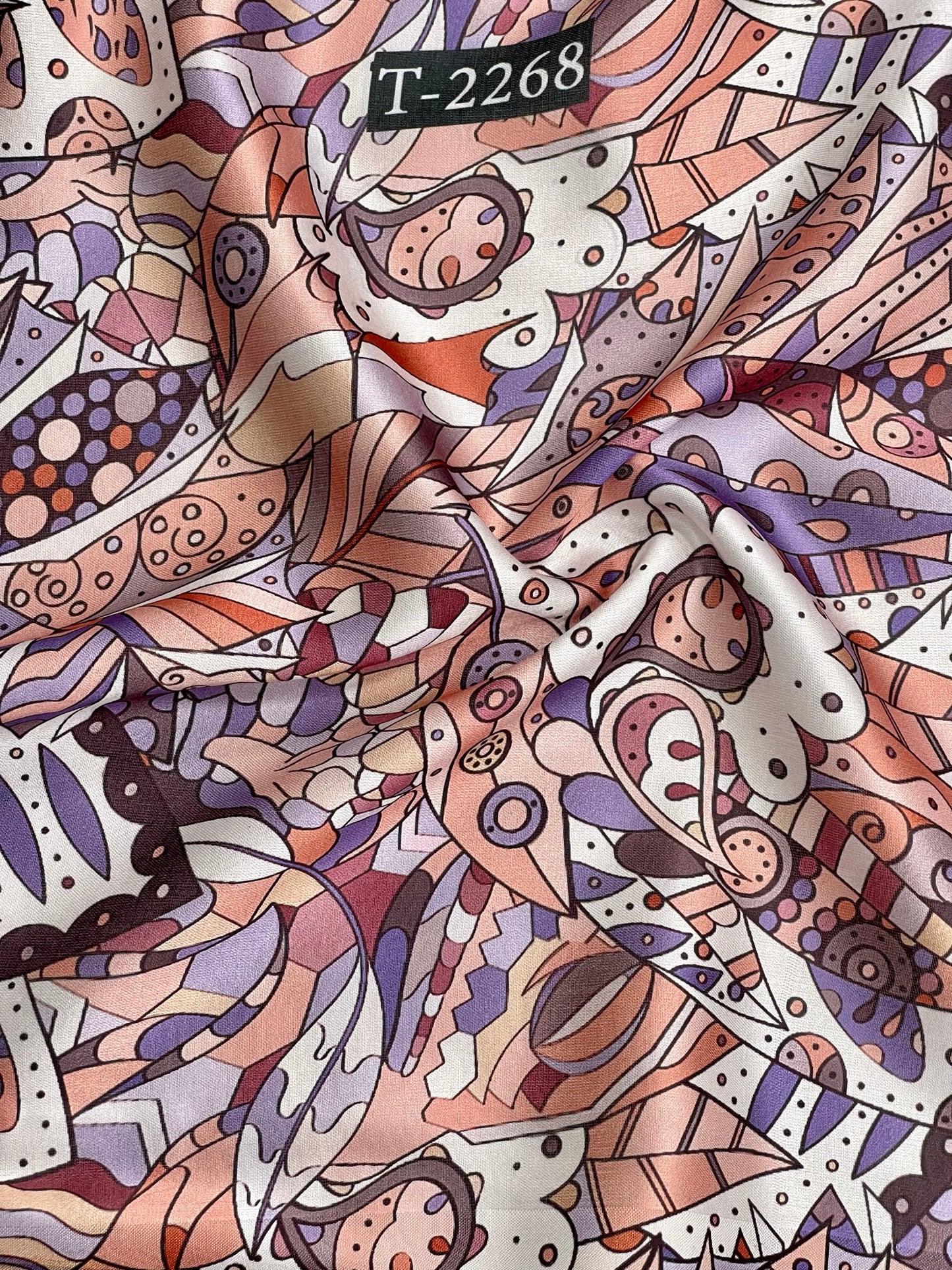 ZARA PRINT ON MODAL SATIN
