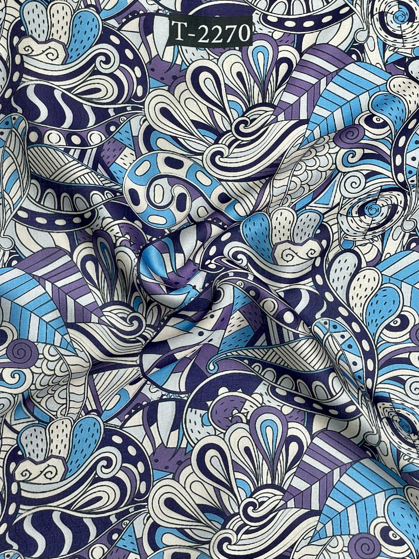 ZARA PRINT ON MODAL SATIN