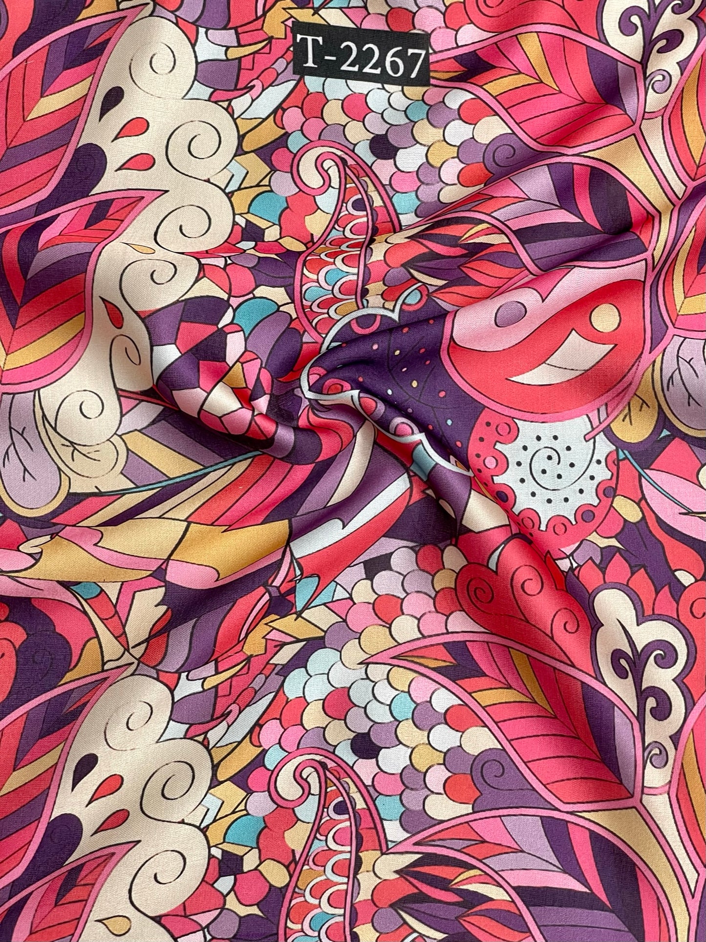 ZARA PRINT ON MODAL SATIN
