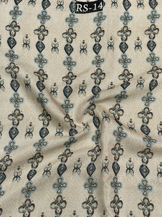 Ethnic Print On Pure Viscose Muslin