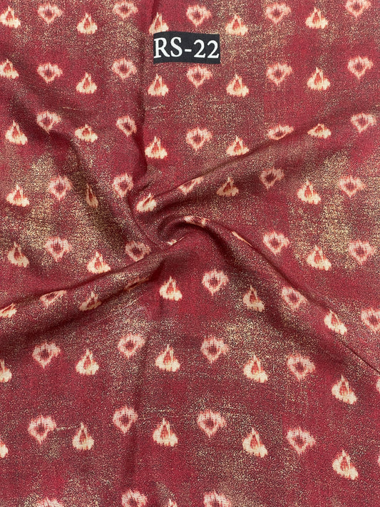 Ethnic Print On Pure Viscose Muslin