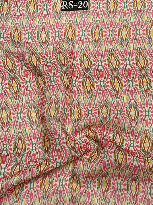 Ethnic Print On Pure Viscose Muslin