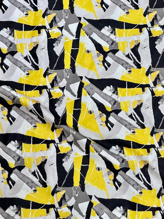 Rayon Abstract Mix Print
