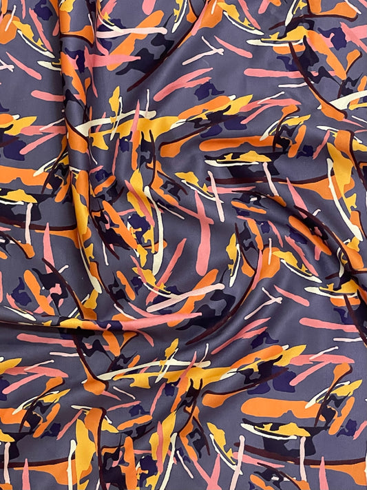 Rayon Abstract Mix Print