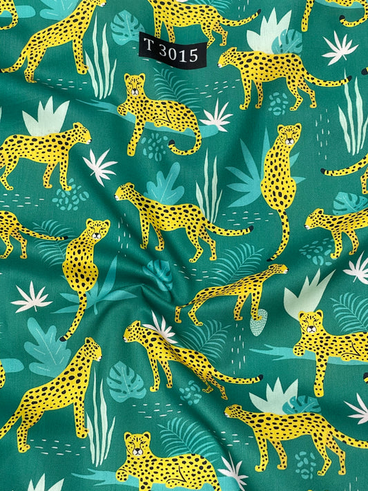 Kids Cartoon Print on Muslin