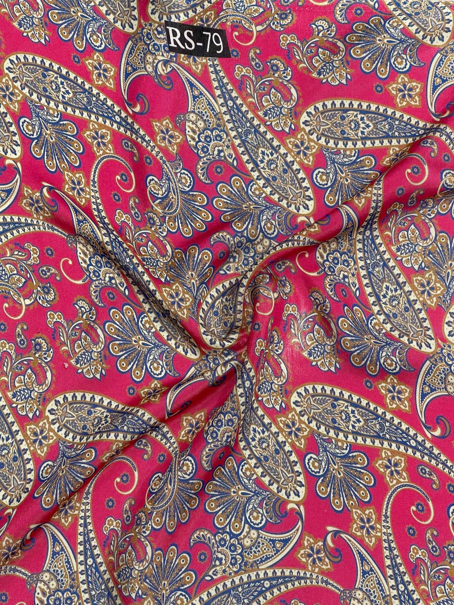 Pure Viscose Muslin Paisley Floral Print