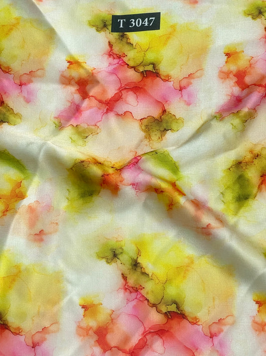 MODAL SATIN MIX PRINT