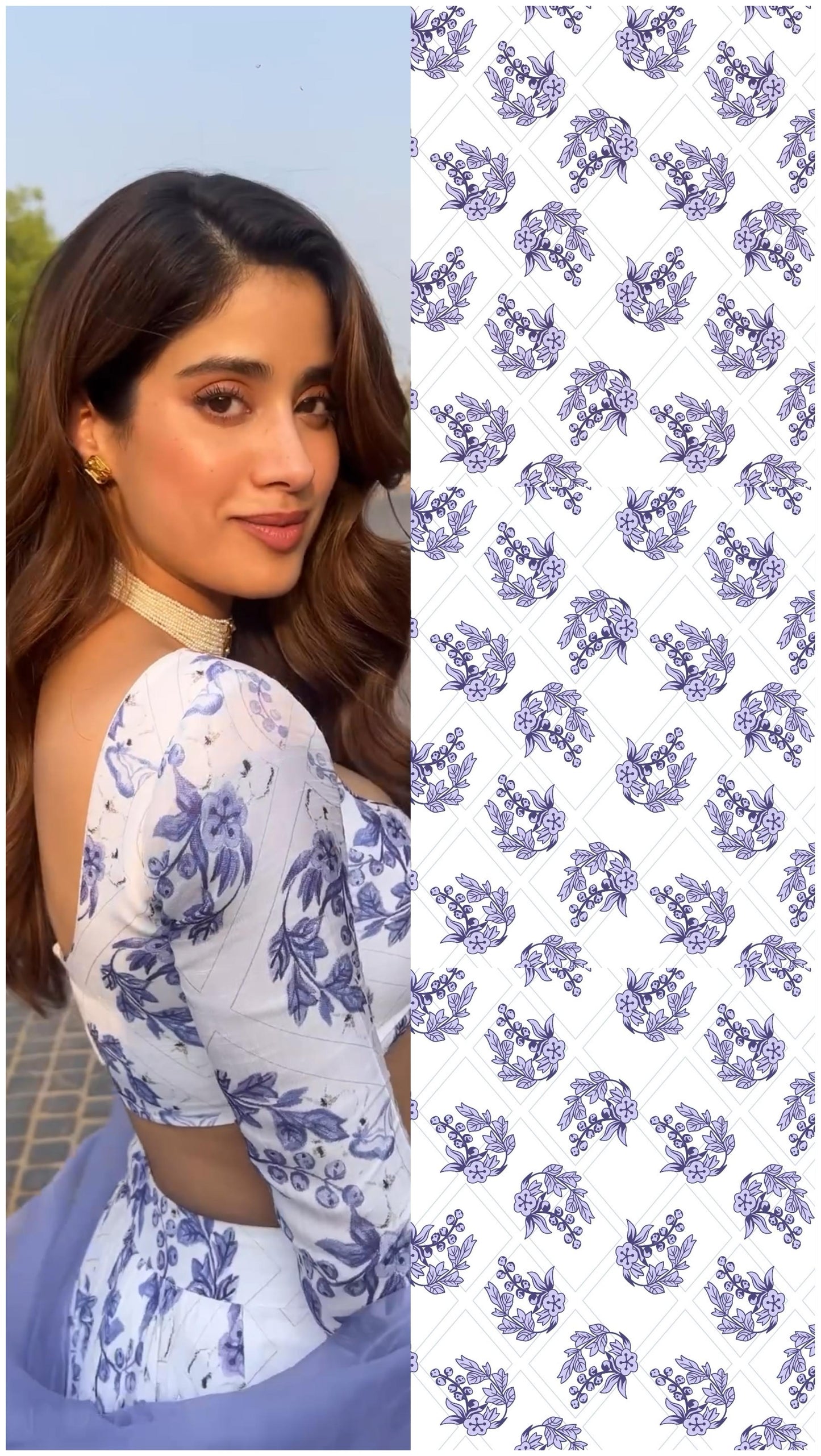 JANHVI KAPOOR’S LEHENGA FABRIC