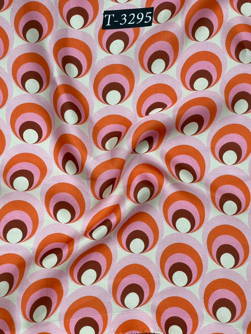 ABSTRACTS PRINT ON SATIN GEORGETTE