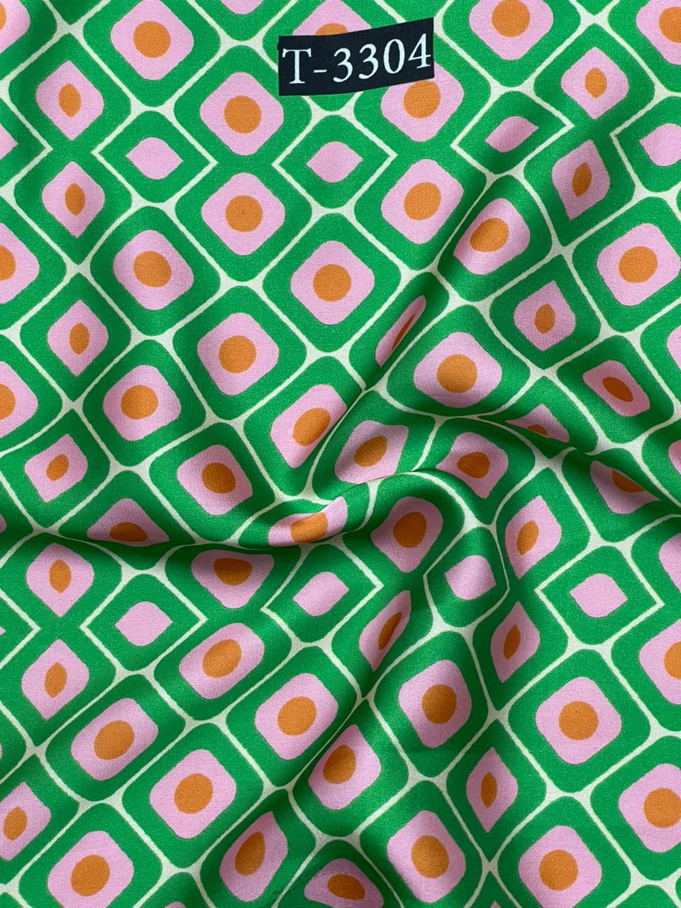 ABSTRACTS PRINT ON SATIN GEORGETTE