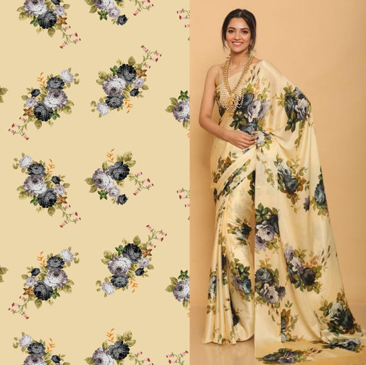 Satin Georgette Saree