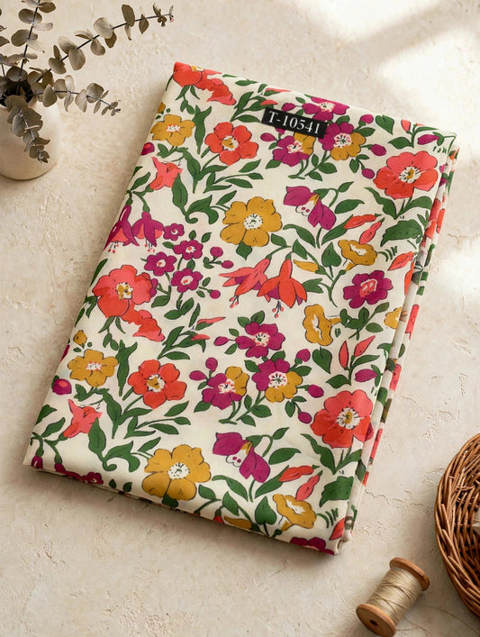 Wholesale T-10541 Attractive Floral Print On Georgette - GEORGETTE | The Wardrobe Fabrics