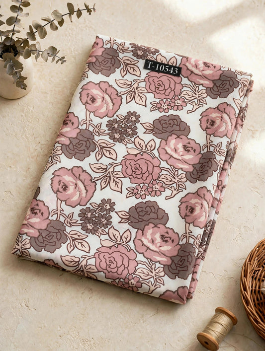 Wholesale T-10543 Attractive Floral Print On Georgette - GEORGETTE | The Wardrobe Fabrics