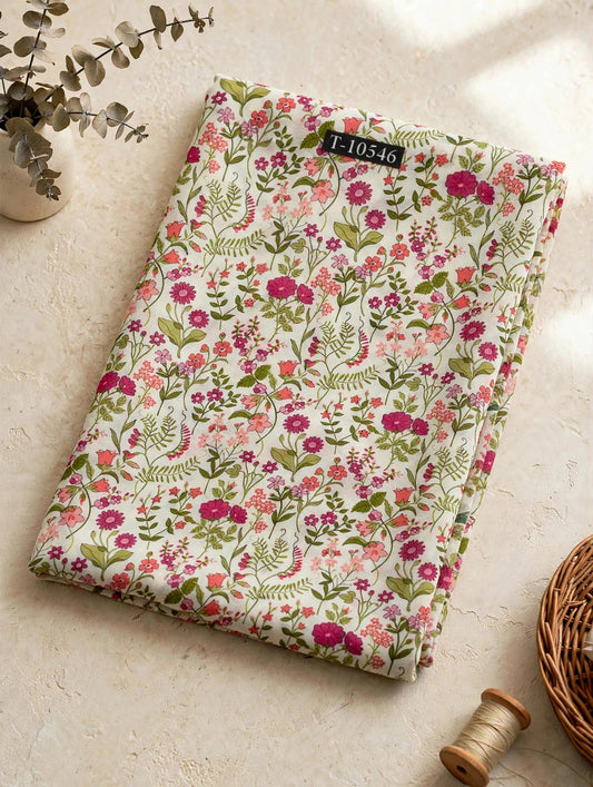 Wholesale T-10546 Attractive Floral Print On Georgette - GEORGETTE | The Wardrobe Fabrics