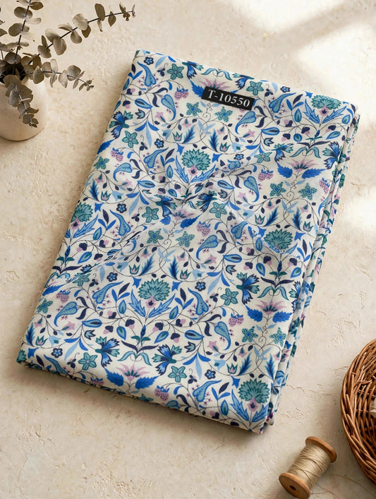 Wholesale T-10550 Attractive Floral Print On Georgette - GEORGETTE | The Wardrobe Fabrics