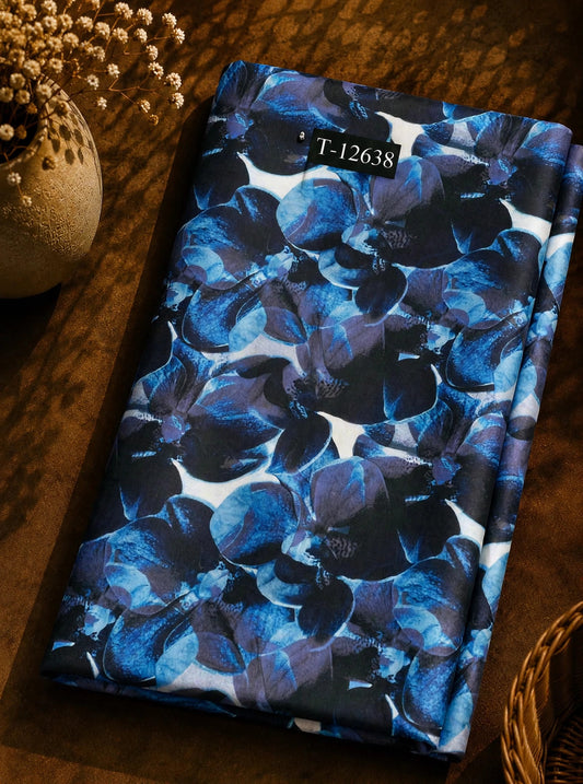 Wholesale T-12638 Beautiful Floral Prints On Muslin - MUSLIN | The Wardrobe Fabrics
