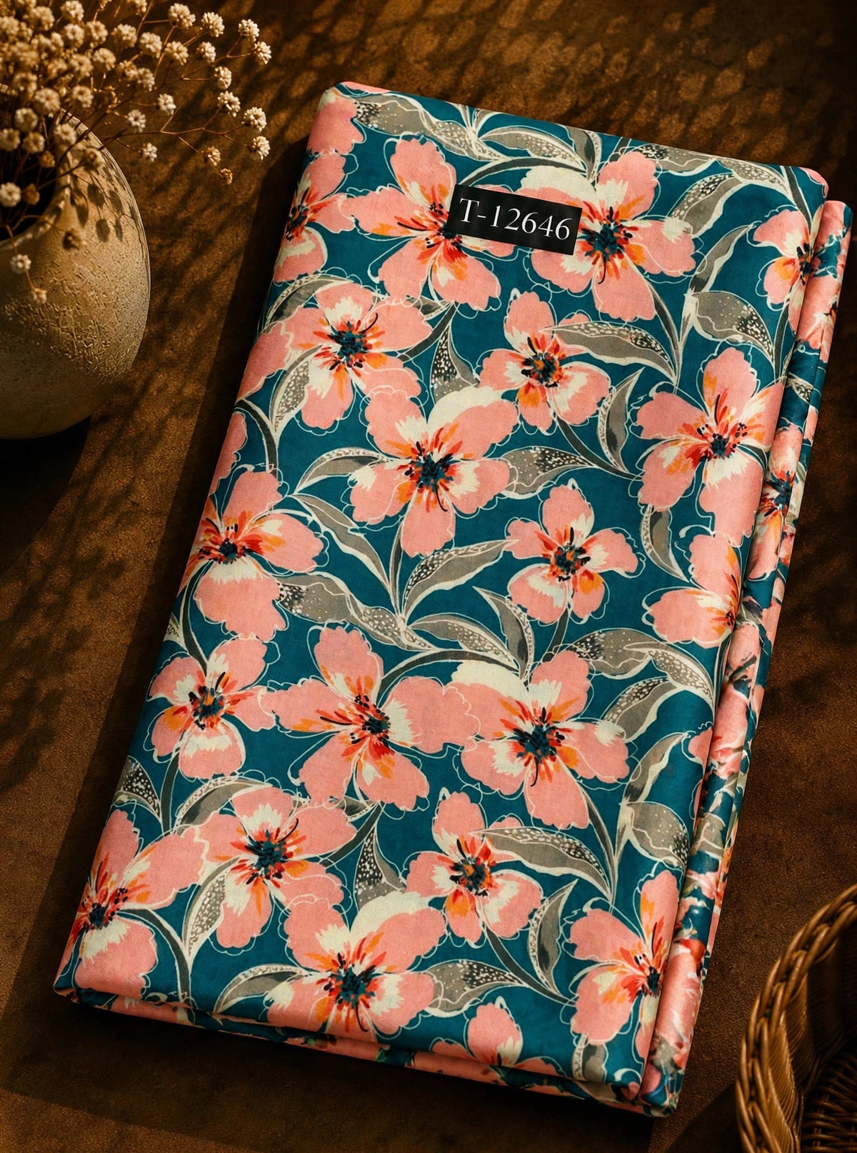 Wholesale T-12646 Beautiful Floral Prints On Muslin - MUSLIN | The Wardrobe Fabrics
