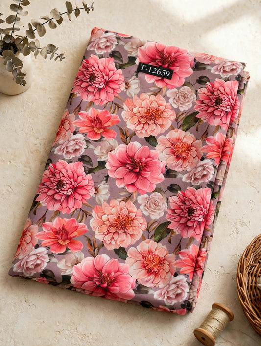 Wholesale T-12659 Georgette Best Selling Floral Prints - GEORGETTE | The Wardrobe Fabrics