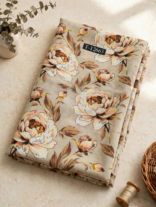 Wholesale T-12665 Georgette Best Selling Floral Prints - GEORGETTE | The Wardrobe Fabrics
