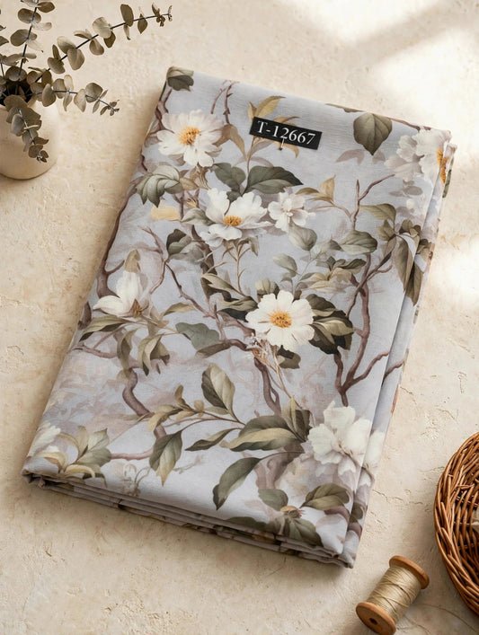 Wholesale T-12667 Georgette Best Selling Floral Prints - GEORGETTE | The Wardrobe Fabrics