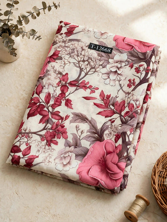 Wholesale T-12668 Georgette Best Selling Floral Prints - GEORGETTE | The Wardrobe Fabrics