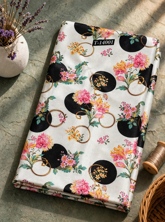 Wholesale T-14001 Super Trending Floral Crepe Design - CREPE | The Wardrobe Fabrics