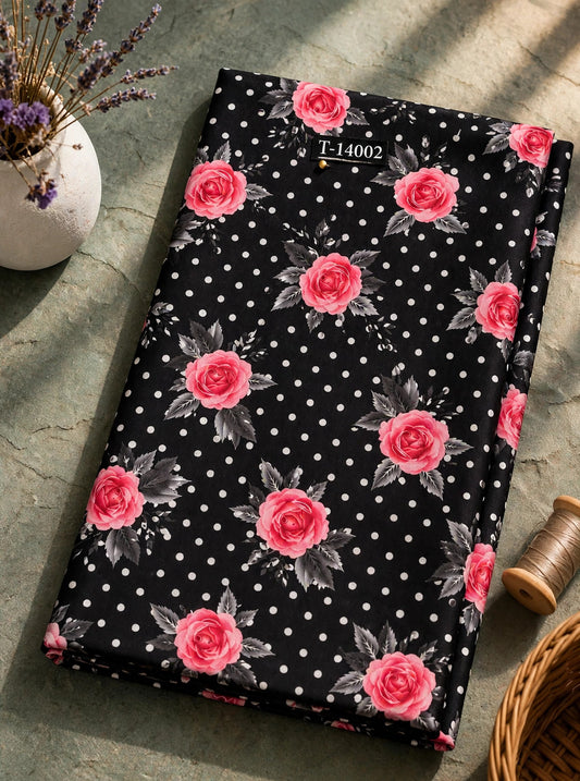 Wholesale T-14002 Super Trending Floral Crepe Design 17 - CREPE | The Wardrobe Fabrics