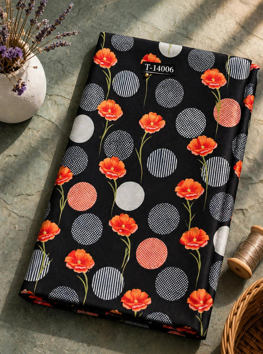 Wholesale T-14006 Super Trending Floral Crepe Design - CREPE | The Wardrobe Fabrics