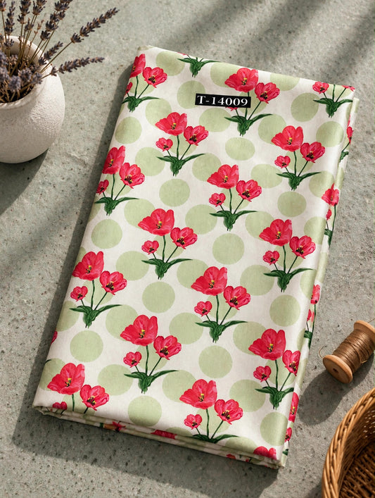 Wholesale T-14009 Super Trending Floral Crepe Design 14 - CREPE | The Wardrobe Fabrics