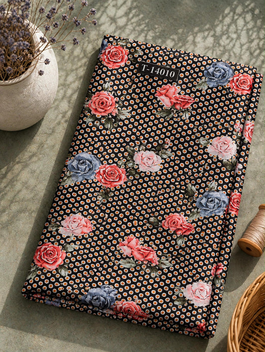 Wholesale T-14010 Super Trending Floral Crepe Design 16 - CREPE | The Wardrobe Fabrics