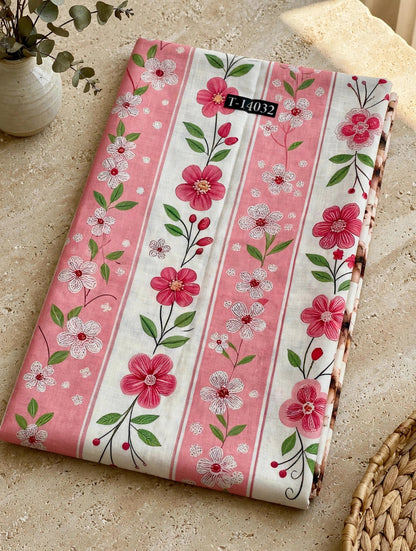 Wholesale T-14032 Floral Prints On Poly Cotton Fabric - POLY COTTON | The Wardrobe Fabrics