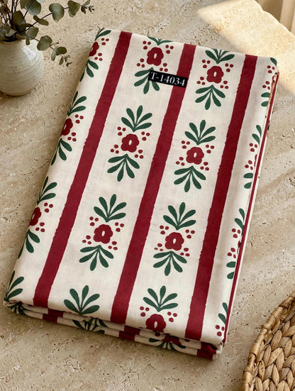 Wholesale T-14034 Floral Prints On Poly Cotton Fabric - POLY COTTON | The Wardrobe Fabrics