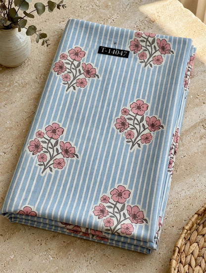 Wholesale T-14047 Floral Prints On Poly Cotton Fabric - POLY COTTON | The Wardrobe Fabrics